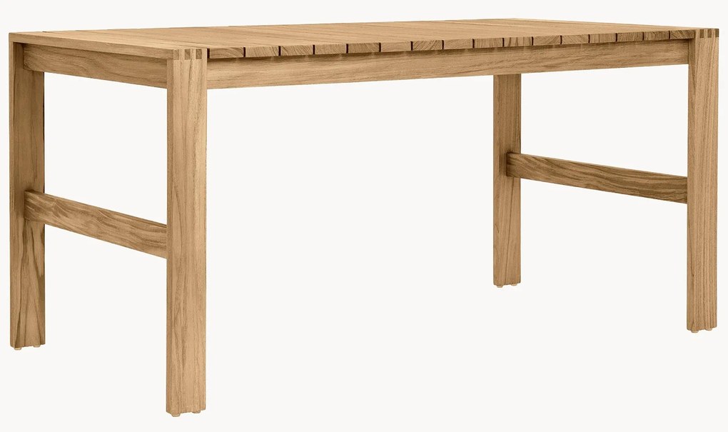 Záhradný stôl z tíkového dreva BK15, 153 x 76 cm