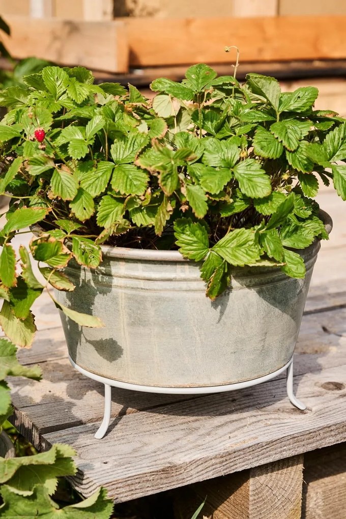 Ib Laursen Kovový stojan na kvetináč / kôš