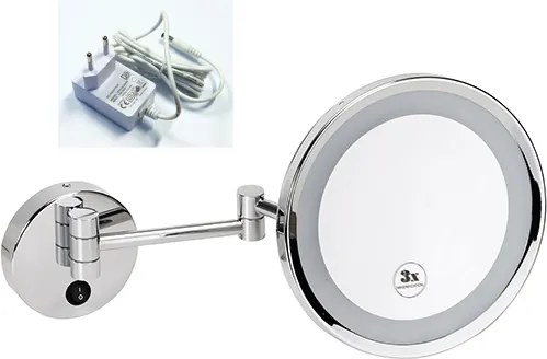 Bemeta Design Kozmetické zrkadlo, ø 240 mm, s LED osvetlením - 116401772