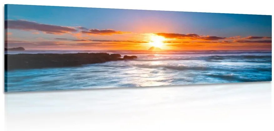 Obraz romantický západ slnka Varianta: 120x40