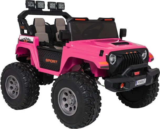 Elektrické autíčko Extreme Sport 4x4 ružové