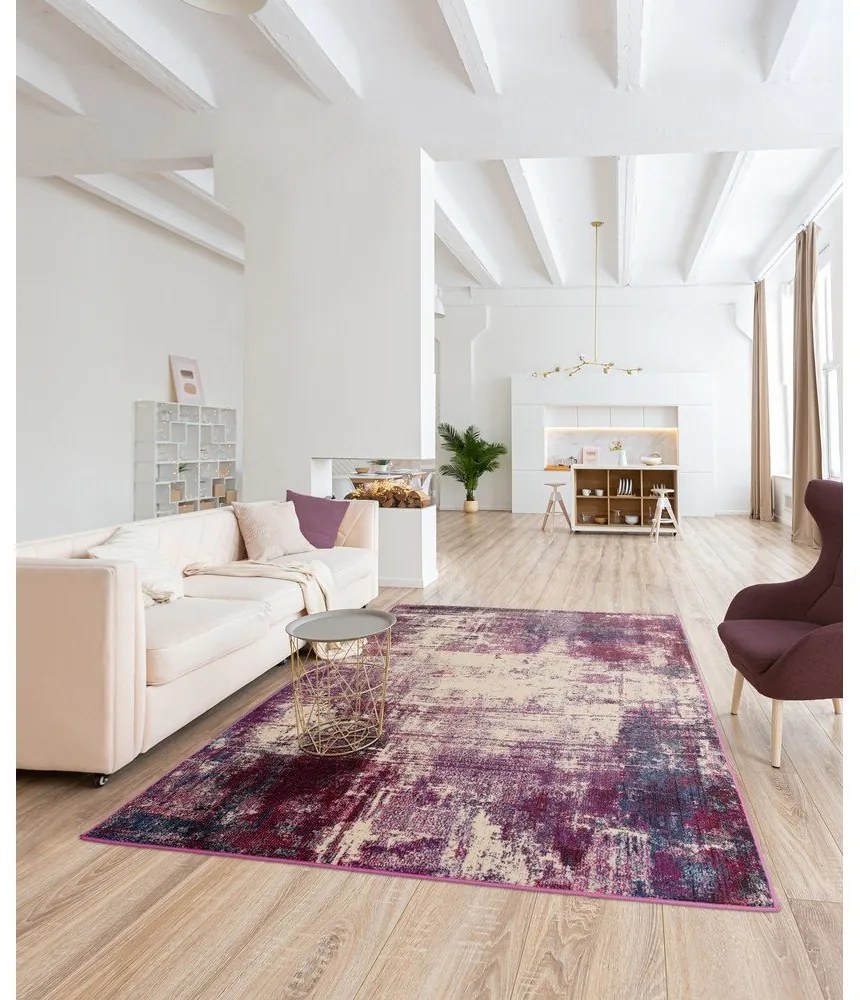 Fialový koberec 120x170 cm Colores cloud – Asiatic Carpets