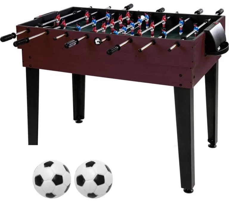 GAMESPLANET® 40544 Multifunkčný herný stôl 15 v 1 - tmavo hnedý