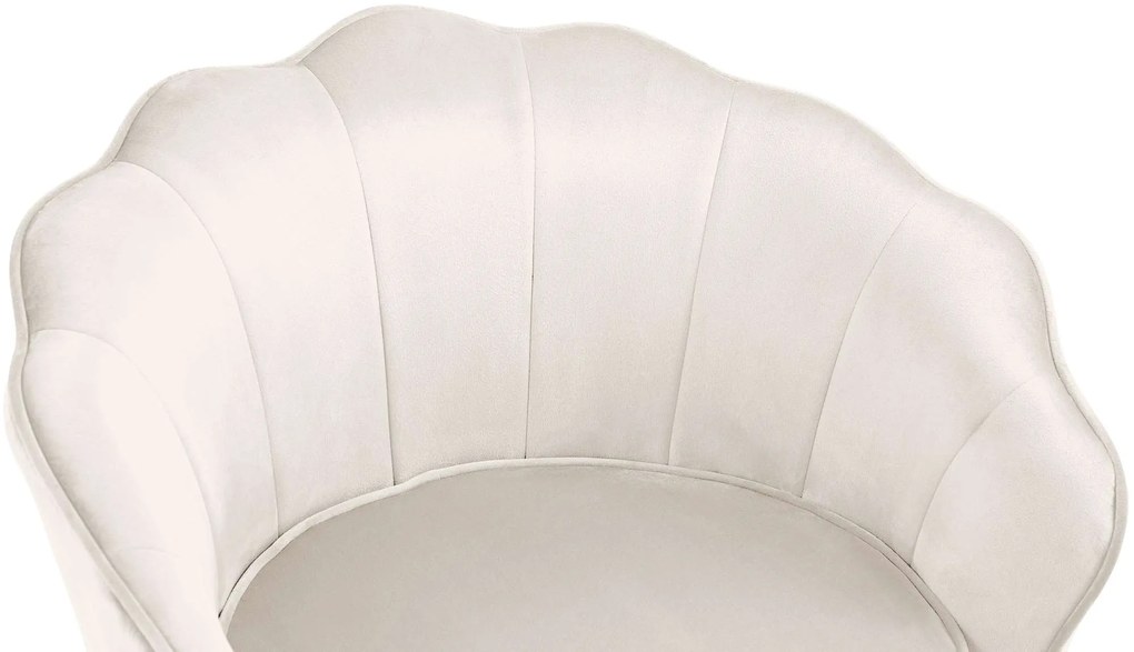 Stolička Rosita zamat - krémová