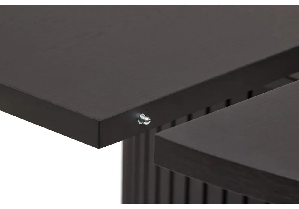 Okrúhly rozkladací jedálenský stôl v dekore duba ø 115 cm Malaga – Bonami Selection