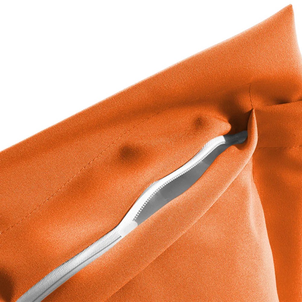 Biante Dekoračná obliečka na vankúš s lemom Rongo RG-035 Oranžová 30 x 50 cm