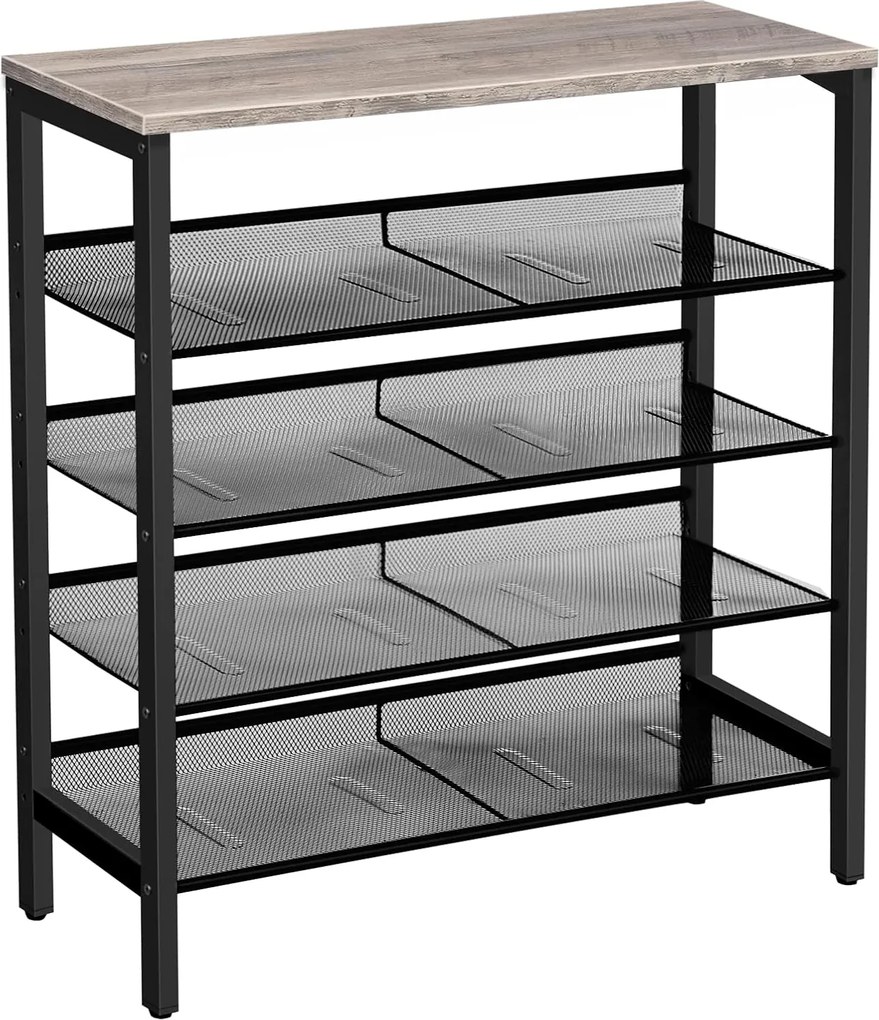 Botník Vasagle Ormio 85 cm černý/šedý