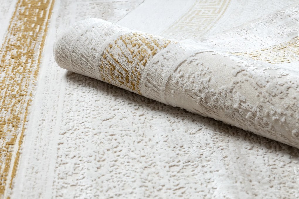 Koberec DUKE 51524 krém / zlatý - S rámom