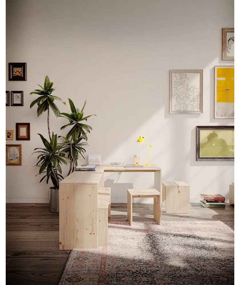 Stolička z borovicového dreva v prírodnej farbe Join-In – Karup Design