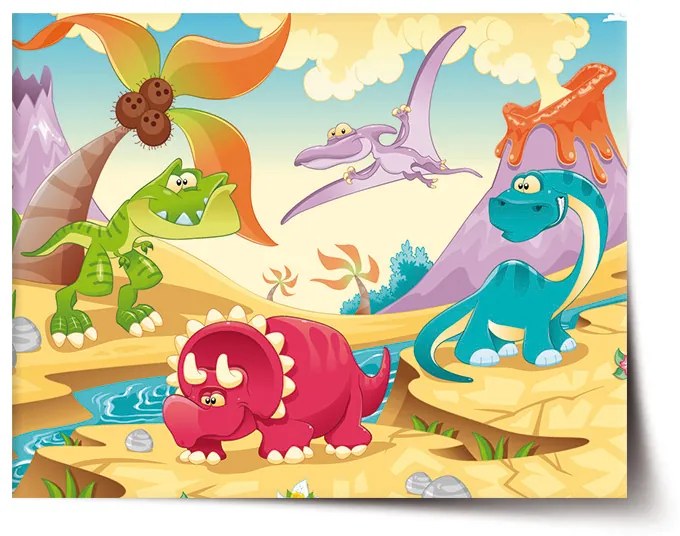 Sablio Plagát Dinosauri 5 - 60x40 cm