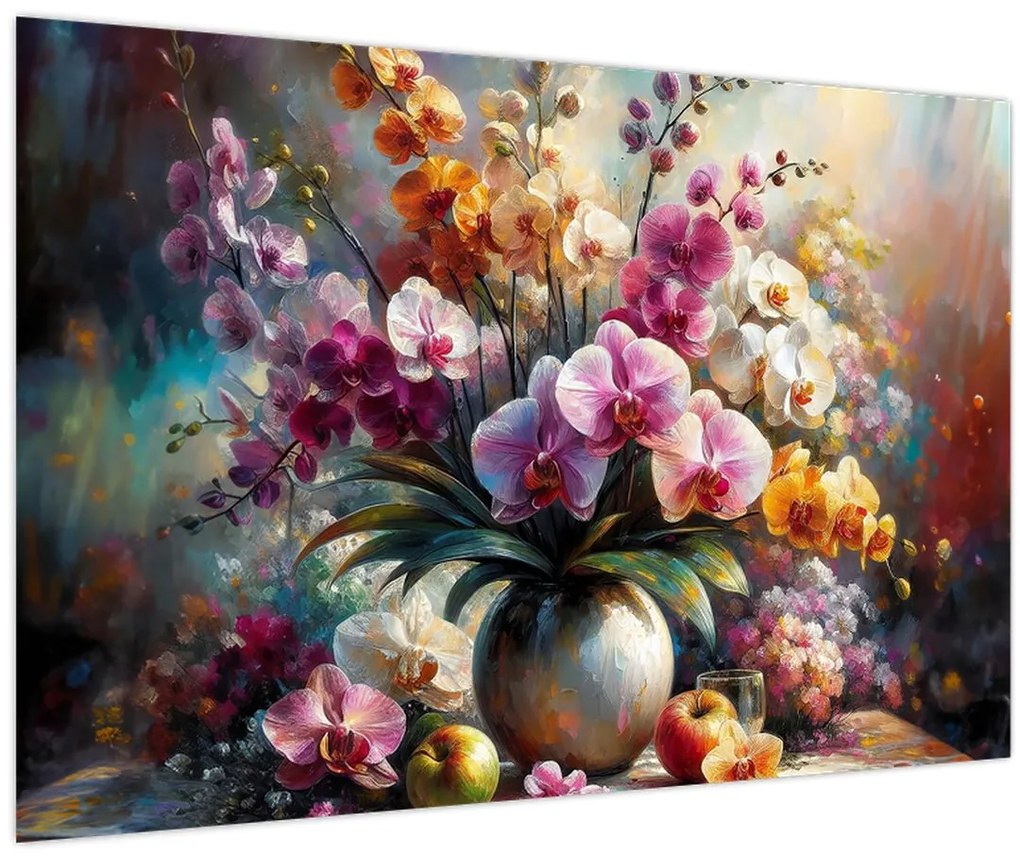 Obraz - Váza kvetov II. (90x60 cm)