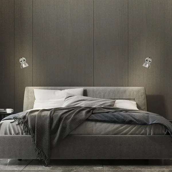 Briloner 2049-014 - Nástenné bodové svietidlo RETRO 1xE14/40W/230V šedá