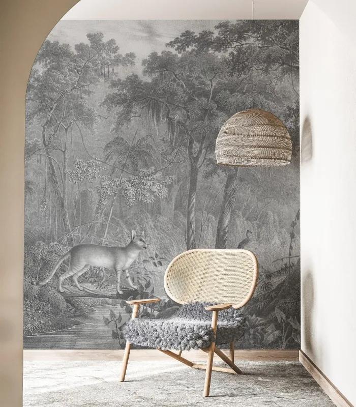 WALLCOLORS Jungle Cat Wallpaper - tapeta POVRCH: Prowall Eco