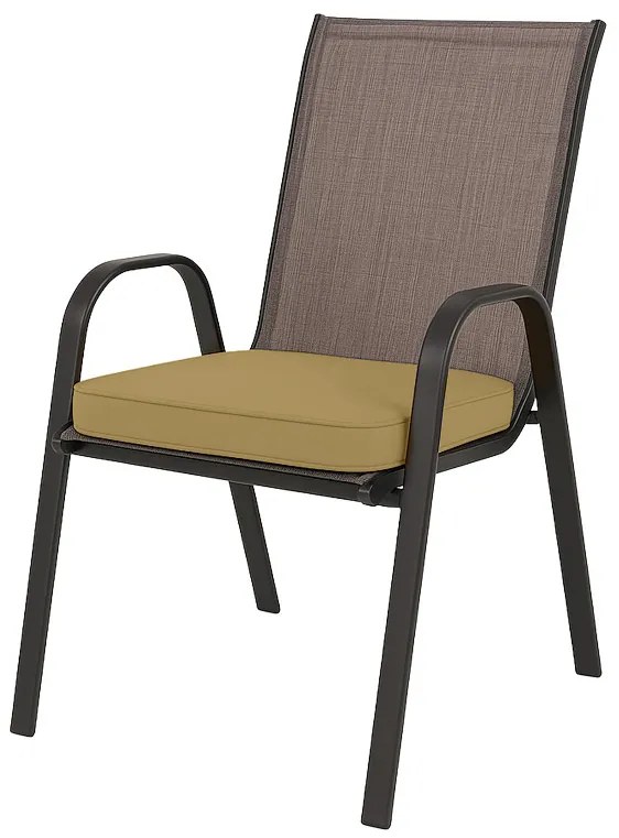 Vonkajší podsedák na stoličku VIREON 44x45 cm, béžový