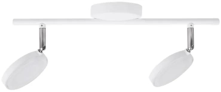 PLX LED stropné / nástenné bodové osvetlenie COOPER, 2x5W, teplá biela, biele