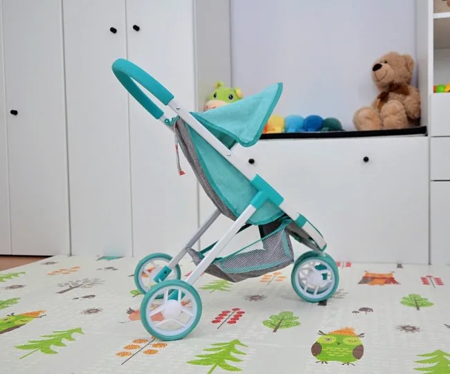 Kočík pre bábiky Susie Prestige mätový