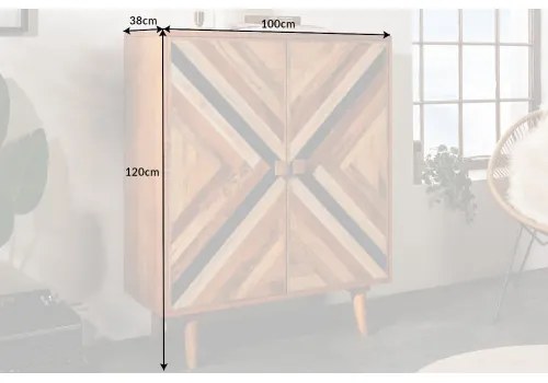 Komoda 40851 Island 100cm Drevo Mango  - Komfort-nábytok