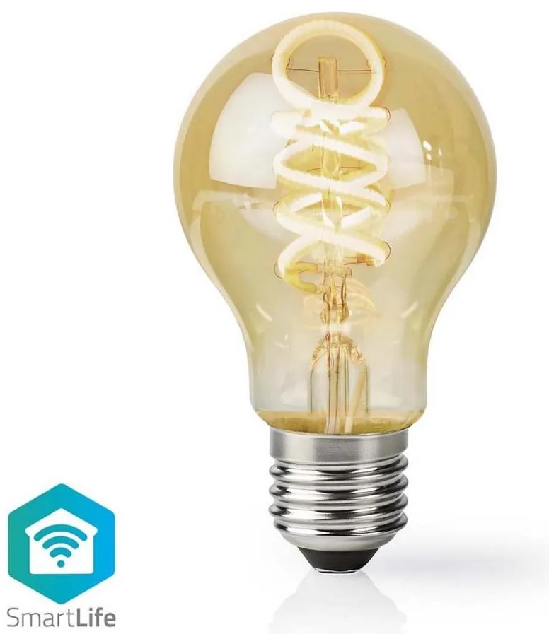 Nedis WIFILRT10A60 - Stmievateľná LED žiarovka A60 E27/4,9W/230V Wi-Fi 1800-6500K