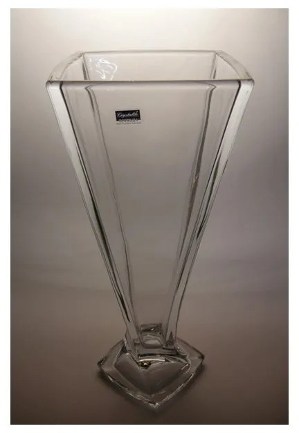 KRIŠTÁĽOVÁ VÁZA BOHEMIA QUADRO 330MM