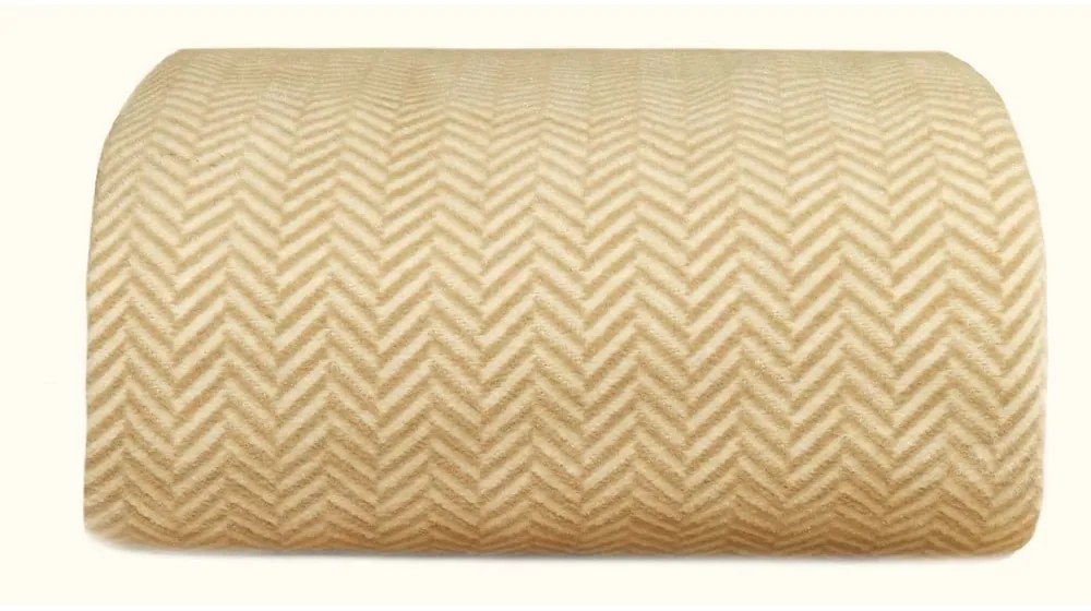 Béžovo-krémovobiela prikrývka na dvojlôžko 200x220 cm Twin - Oyo Concept