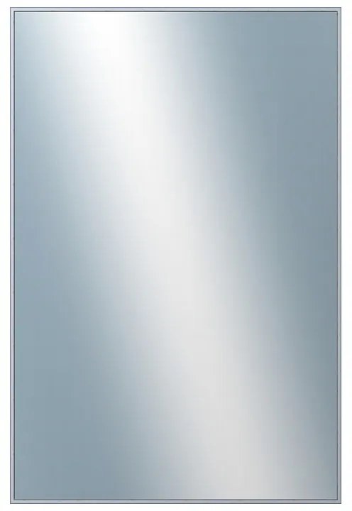 DANTIK - Zrkadlo v rámu, rozmer s rámom 80x160 cm z lišty Hliník strieborná drásaná (7269218)