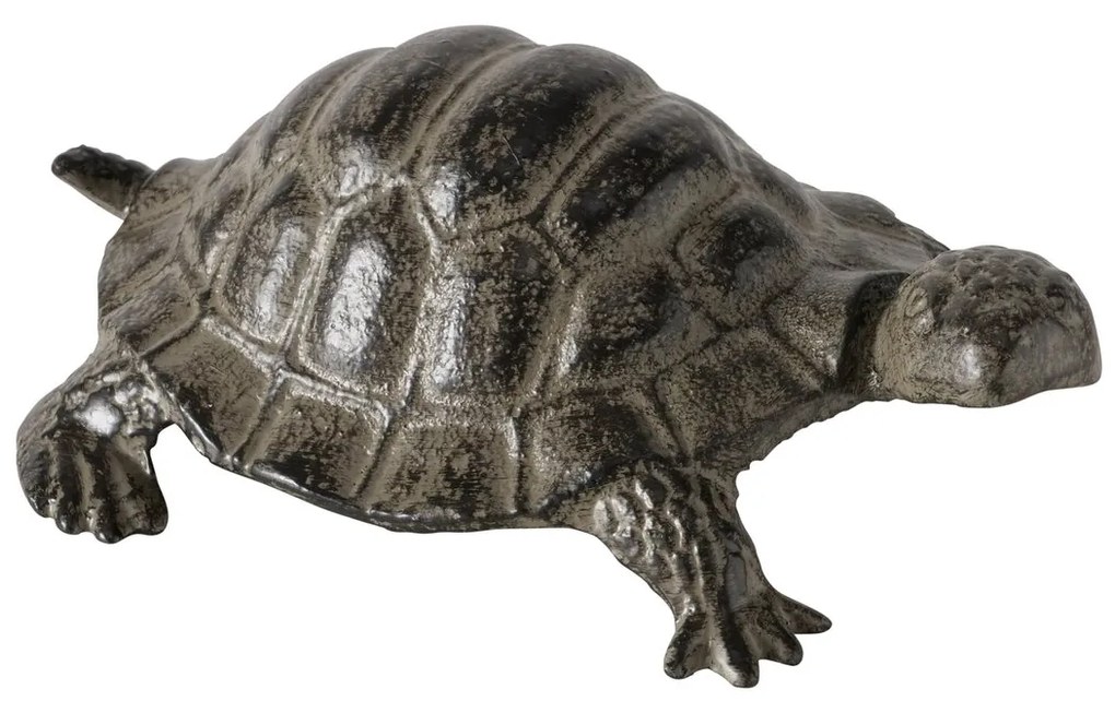 Záhradná liatinová figúrka Trully2, 6x21 cm, hnedá