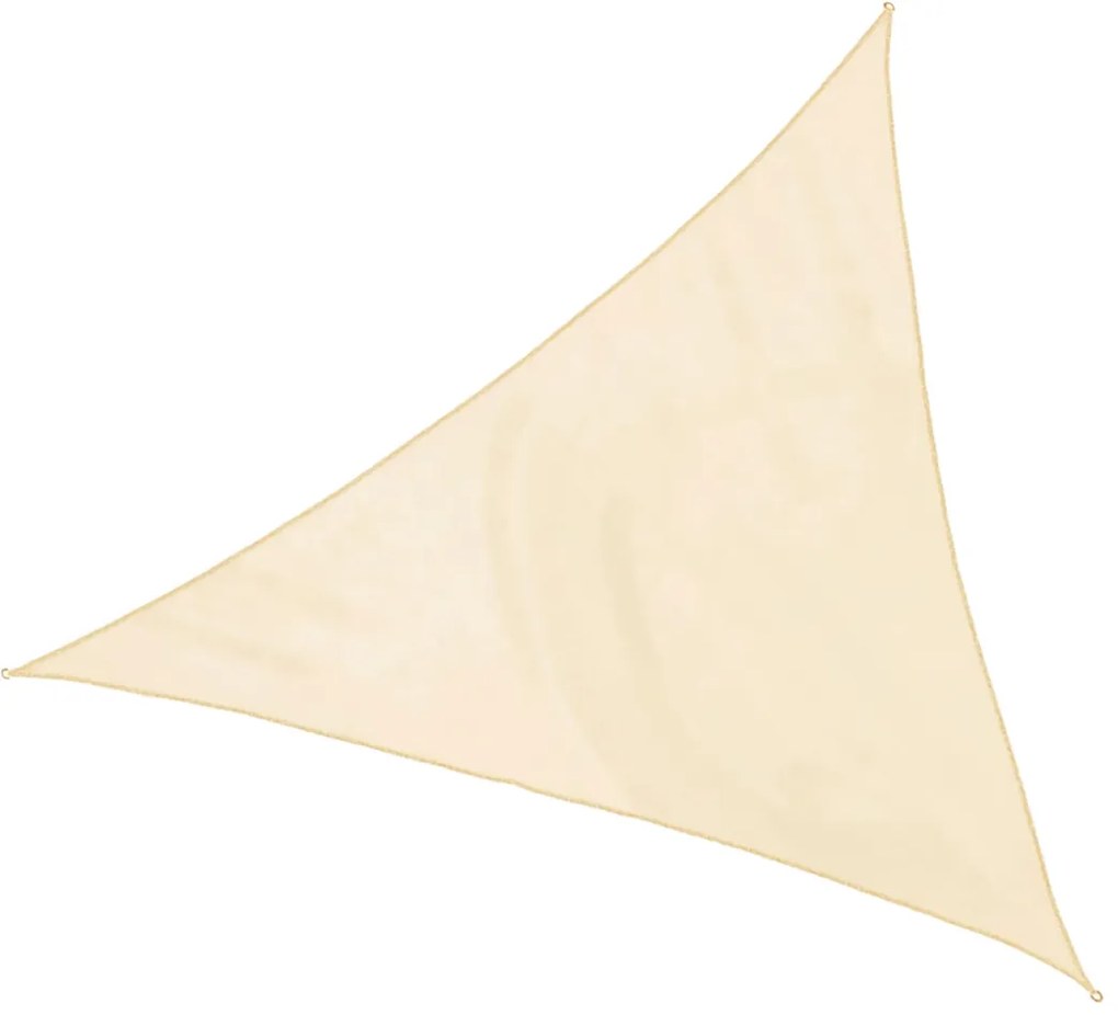 Tieniaca plachta Triangle 300x300 cm - béžová