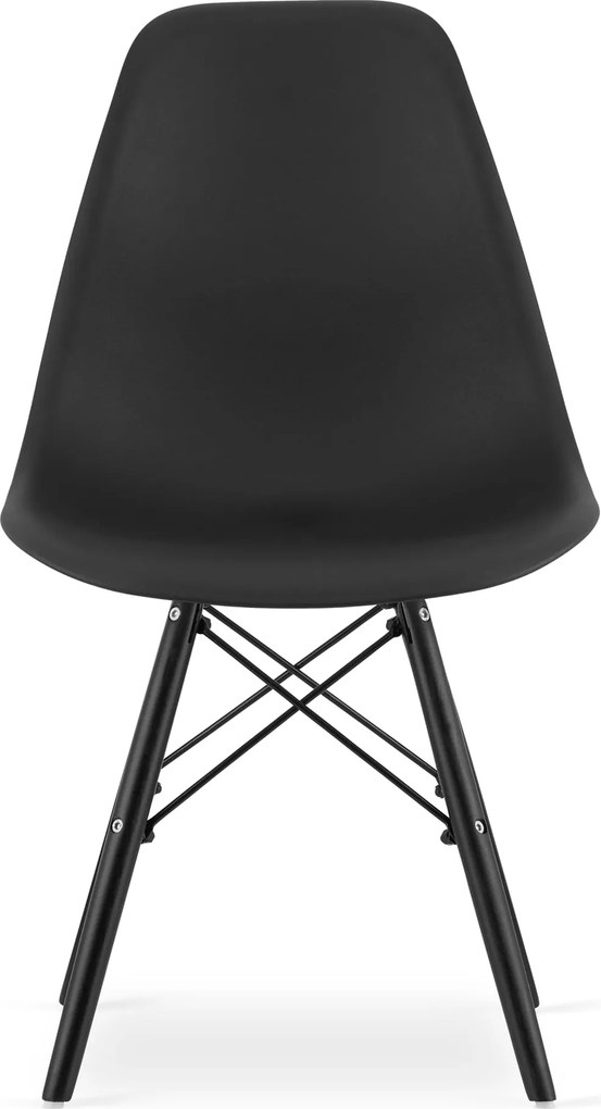 Stolička OSAKA čierna / čierne nohy