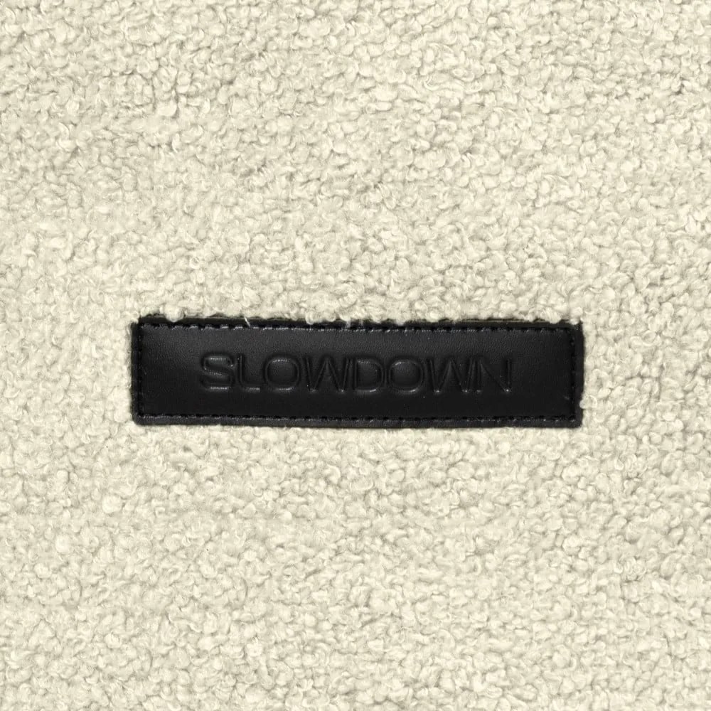Svetlosivý sedací vak z textílie buklé Lounge – SLOWDOWN