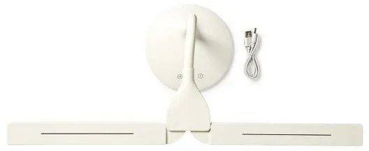 Nedis LTLG3M1WT4 - LED stmievateľná stolná lampa LED/6W/5V 2200 mAh biela