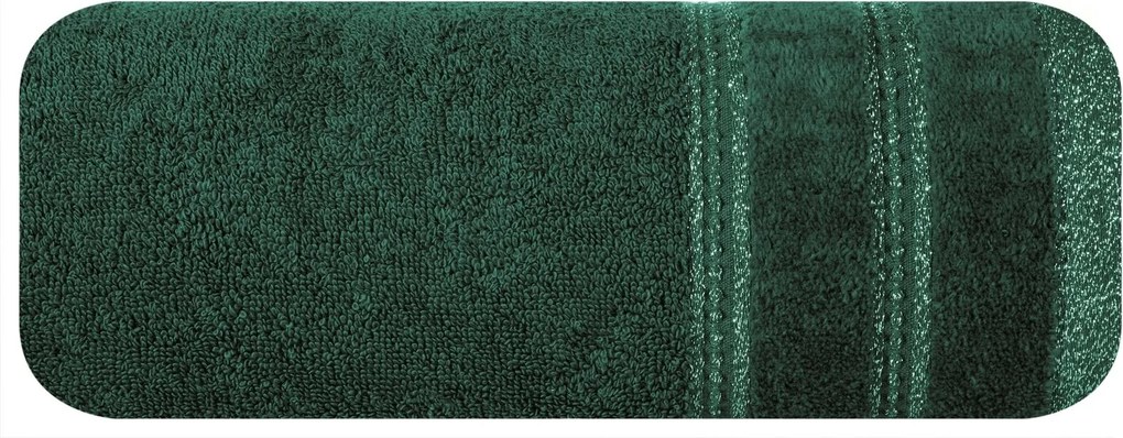 FROTÉ UTERÁK GLORY11 SADA 3KS 70X140 CM TMAVOZELENÁ