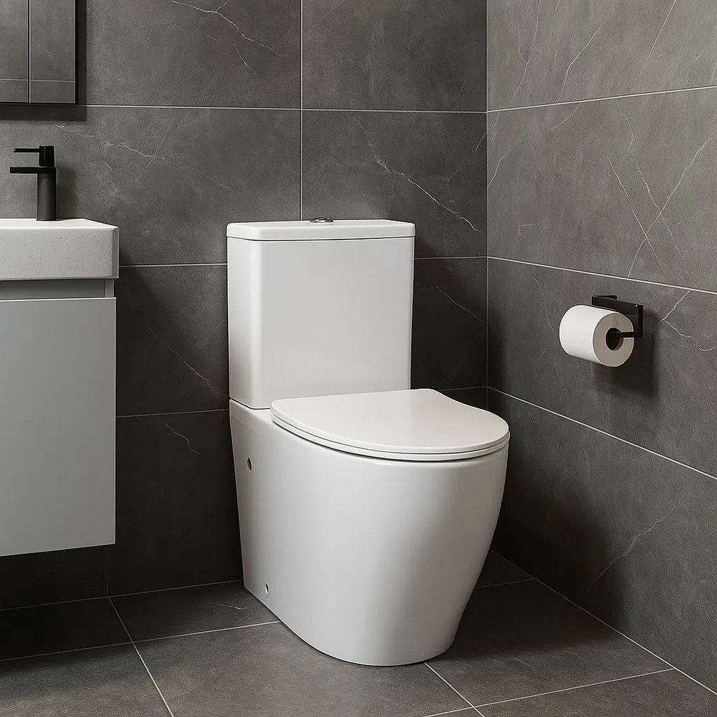 Invena Livion, WC kombi misa s nádržkou vrátane splachovacej súpravy, Tornádo technológia splachovania, sedátko s pomalým zatváraním, INV-CE-82-K01-J