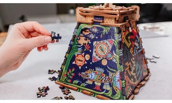 iDventure - Drevený hlavolam Pyramída Slnka