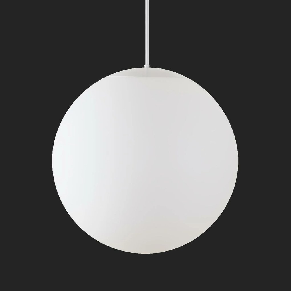 Osmont 62100 Adria P5 Hp závesné sklenené svietidlo biela IP40 3000 K 65W Led