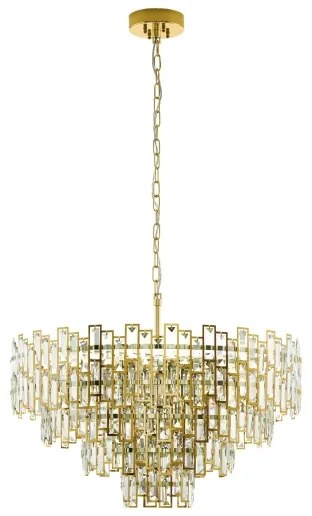 Eglo 39614 - Luster na reťazi CALMEILLES 10xE14/25W/230V priemer 78 cm