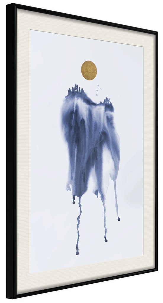 Artgeist Plagát - Watercolour Abstraction [Poster] Veľkosť: 30x45, Verzia: Zlatý rám