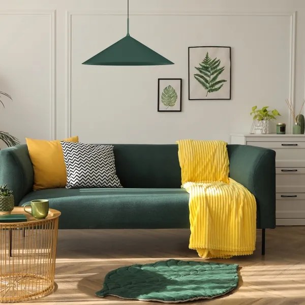 Závesný luster na lanku CAPITAL 1xGX53/15W/230V, priemer 60 cm, zelený