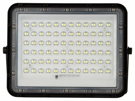 LED Vonkajší solárny reflektor LED/15W/3,2V IP65 4000K čierna + DO