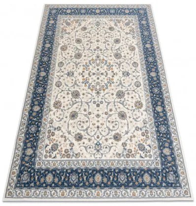 Koberec NAIN Ramka ornament 7179/51913 béž / granát