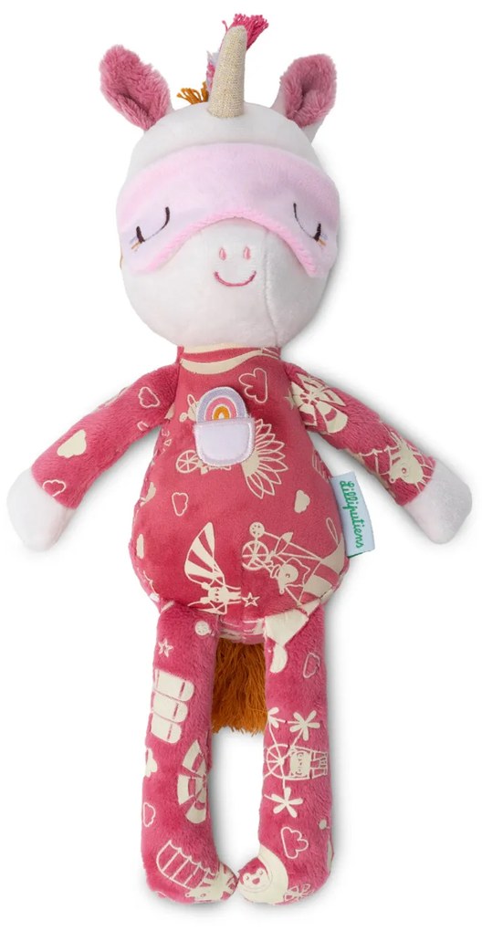 Lilliputiens - kamarátka do postieľky - jednorožec Lena