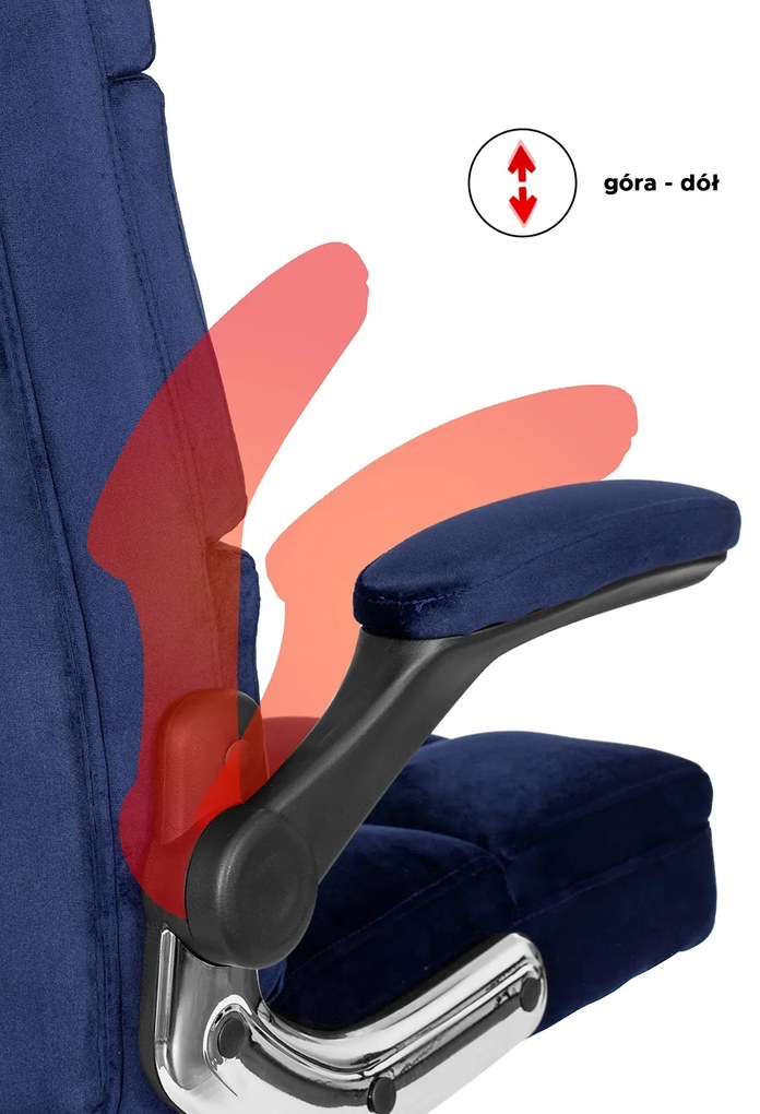 PROXIMA.store - Čalúnené kancelárske kreslo LONDON FARBA: čierna