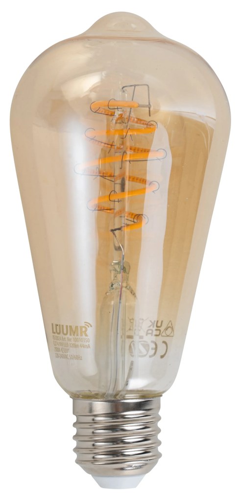 Sada 5 inteligentných stmievateľných LED žiaroviek E27 ST64 Amber 4,9 W 320 lm 2500 K Zigbee