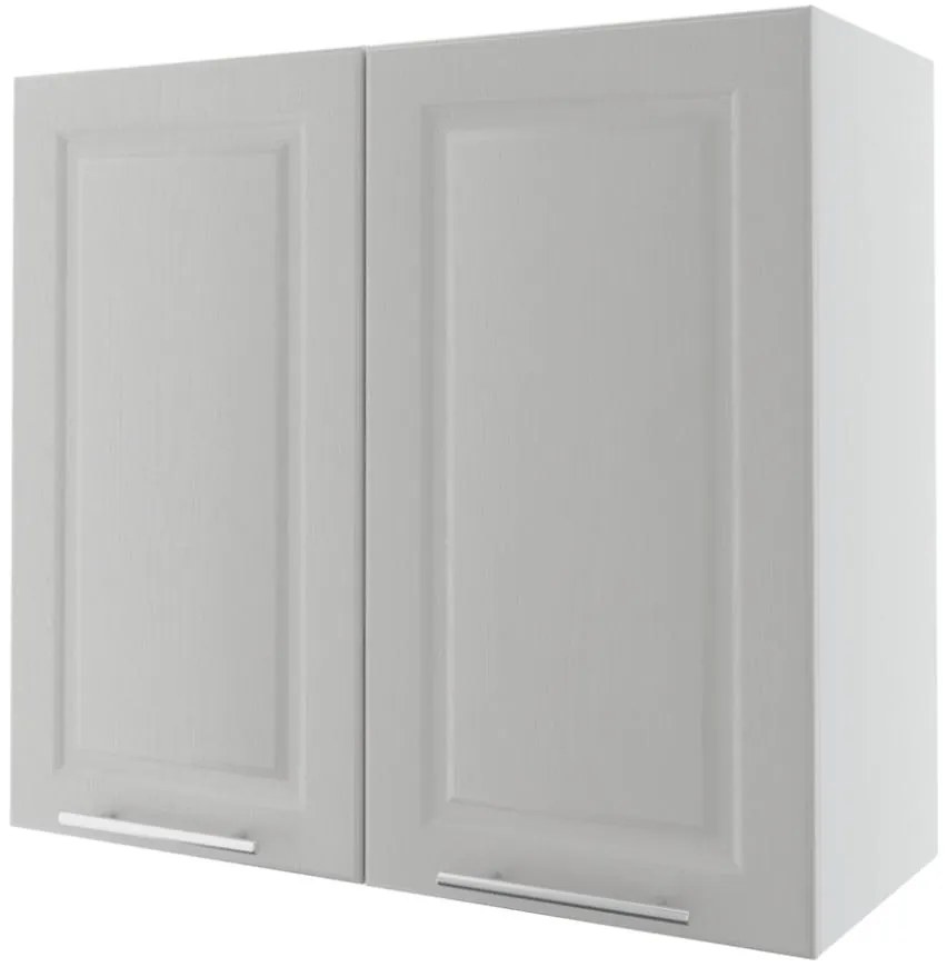 Kuchynská linka Emporium W3/80 light grey stone/biela