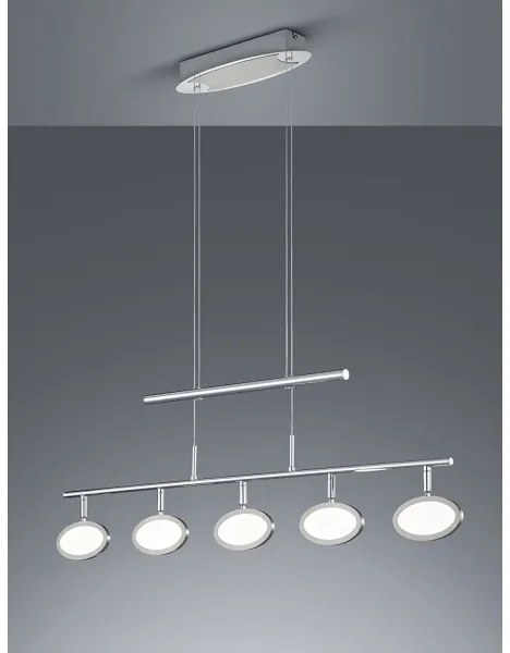 Trio - LED Luster na lanku DUELLANT 5xLED/4,3W/230V