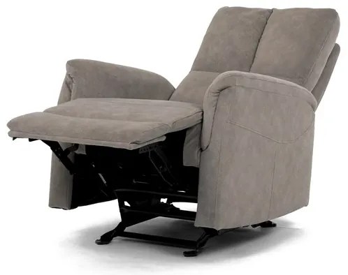 Autronic BONTEC Polohovacie kreslo, béžová, látka, TV-S8449 CRM2 Farba: Šedá