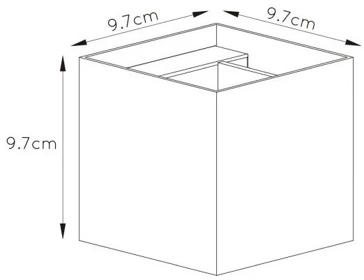Lucide 09217/04/36 - LED nástenné svietidlo XIO 1xG9/4W/230V antracit