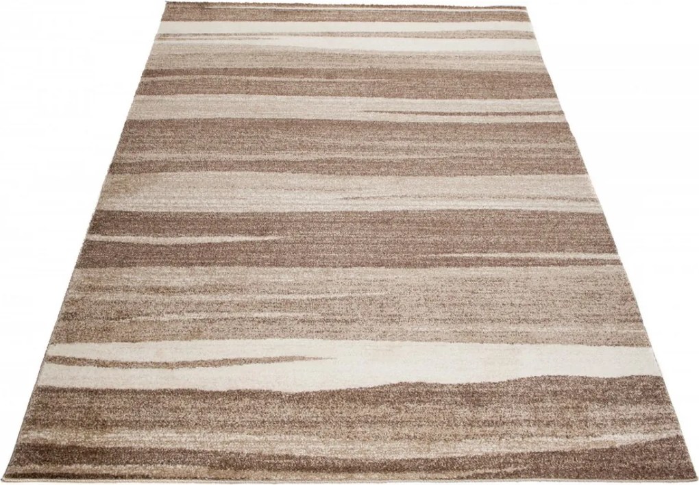 TA Koberec 3437A TMAVOBÉŽOVÉ SÁRÍ 3UX Rozmer: 200x290 cm