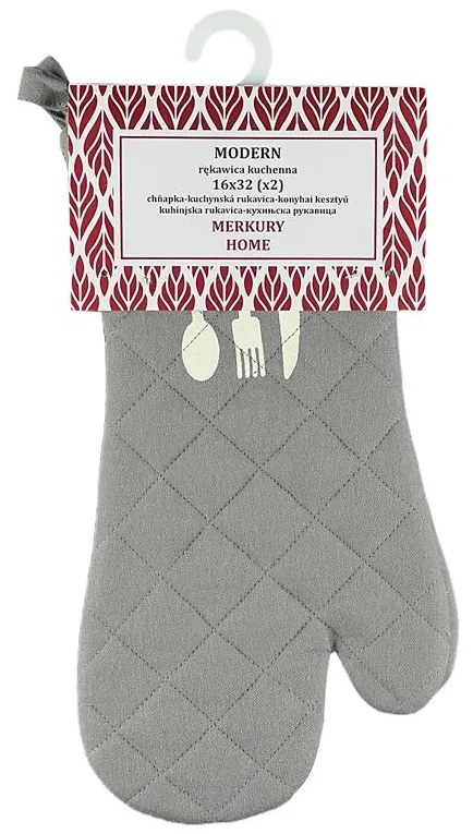 Kuchynská rukavica MODERN šedá