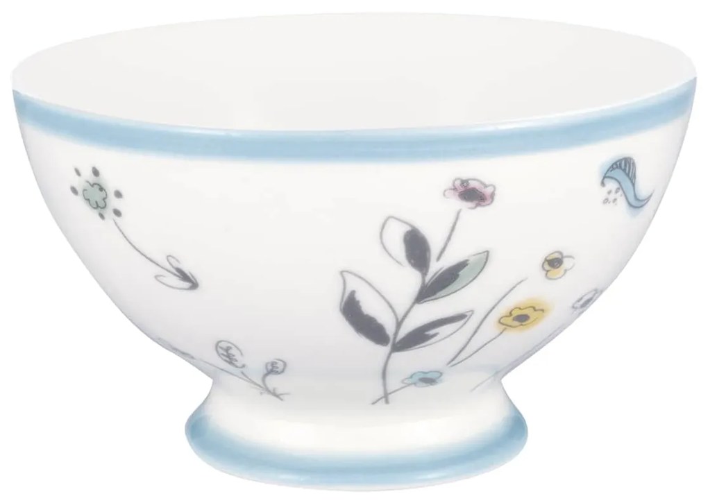 GREEN GATE Porcelánová miska Venissa White 400 ml