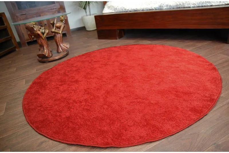 Guľatý koberec SERENADE Graib červený
